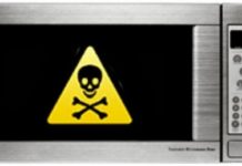 What risks hides the microwave oven?