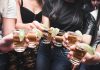 How Does Alcohol Affect Exercise? Young girls drinking alcohol