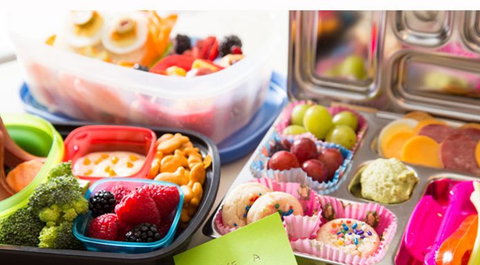 Brown baged healthy lunch